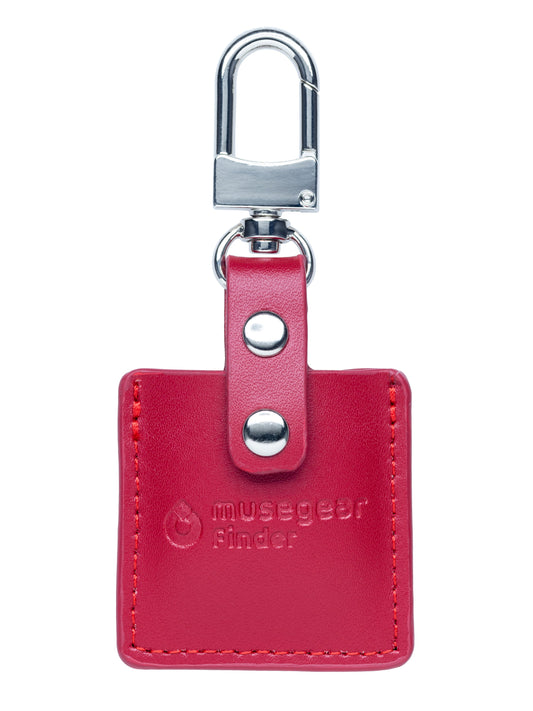 musegear finder 2 mit Lederanhänger (bordeaux rot)-0